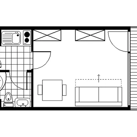 Confortable Aux Menuires Avec Balcon, Skis Aux Pieds Apartamento *